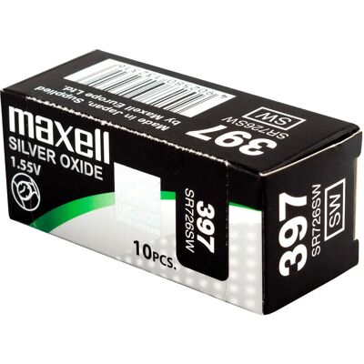 Maxell SR726SW Silver Oxide Klockbatteri - Made in Japan Maxell SR726SW Silver Oxide Klockbatteri - Made in Japan
