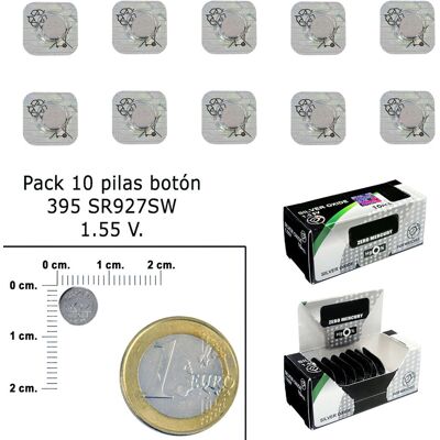 Maxell SR927SW Silver Oxide Klockbatteri - 1,55V Maxell SR927SW Silver Oxide Klockbatteri - 1,55V