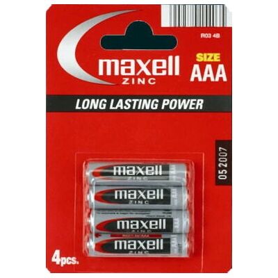 Batteria Maxell Salina Manganese AAA - 2 Pezzi Batteria Maxell Salina Manganese AAA - 2 Pezzi