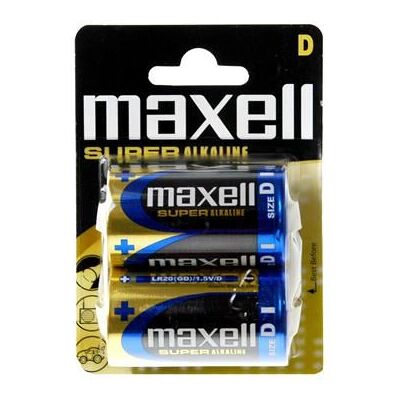 Maxell LR20 Engangsbatteri - Pakke med 2 Maxell LR20 Engangsbatteri - Pakke med 2