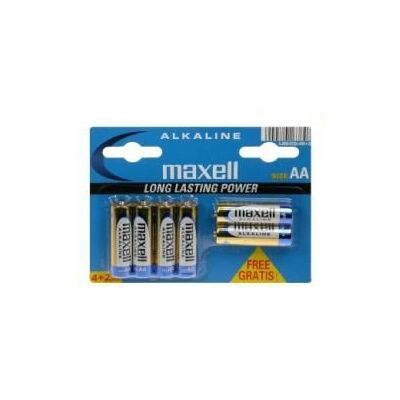 Batteria alcalina Maxell AA - 6 pezzi Batteria alcalina Maxell AA - 6 pezzi