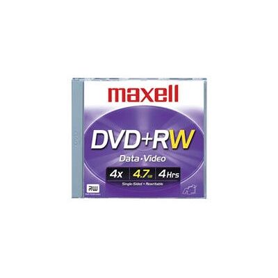 Maxell Maxell DVD+RW 4.7GB 120min Rewritable Discs - DVD Rewritable Discs Maxell Maxell DVD+RW 4.7GB 120min Rewritable Discs - DVD Rewritable Discs