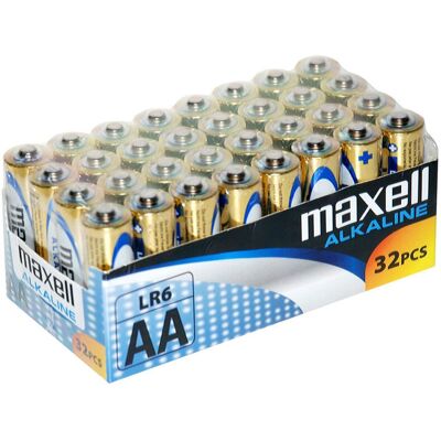 Batteria domestica Maxell LR06 AA 1,5V - Non ricaricabile Batteria domestica Maxell LR06 AA 1,5V - Non ricaricabile