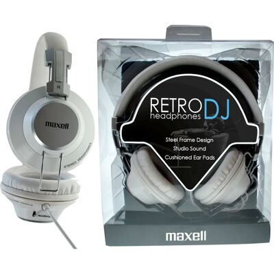 Maxell Retro DJ Nauszne Słuchawki - Słuchawki Maxell Retro DJ Nauszne Słuchawki - Słuchawki