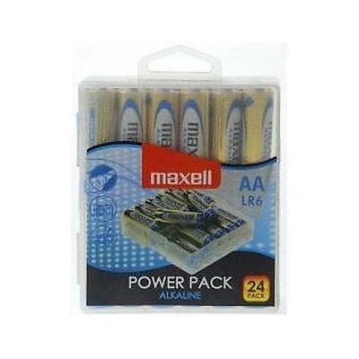 Maxell Modèle LR6 Piles AA - 24 pièces - Alcalines Jetables - Publicité Maxell Modèle LR6 Piles AA - 24 pièces - Alcalines Jetables - Publicité