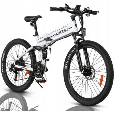 SAMEBIKE LO26-II 900W 48V 26" Blanc Vélos électriques pliants - E-Bike Mountain - Publicité SAMEBIKE LO26-II 900W 48V 26" Blanc Vélos électriques pliants - E-Bike Mountain - Publicité
