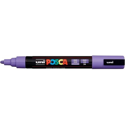 Uni Posca Lilac Marker - 2.5mm Bullet Tip - Marker Uni Posca Lilac Marker - 2.5mm Bullet Tip - Marker