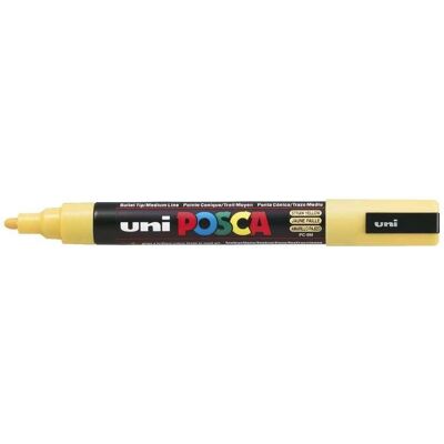 Uni Posca Marker - Szárazsárga - Gömbölyű Vég - 2,5mm Uni Posca Marker - Szárazsárga - Gömbölyű Vég - 2,5mm