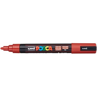 Posca PC-5M Vörös Rubín Festékmárka - Művészet & Hobbik Posca PC-5M Vörös Rubín Festékmárka - Művészet & Hobbik