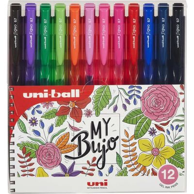 Uni-ball Signo RT1 Bolígrafo de Gel - 12 Colores, Retráctil Uni-ball Signo RT1 Bolígrafo de Gel - 12 Colores, Retráctil