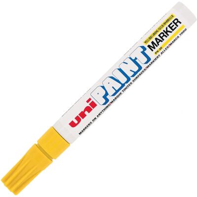 Uni-Ball Unipaint PX-20 Yellow Paint Marker - Heavy Duty, 2.8mm Uni-Ball Unipaint PX-20 Yellow Paint Marker - Heavy Duty, 2.8mm