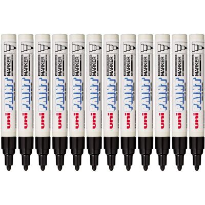 Uni-Ball Uni Paint Marker Medium Bullet Spitze Schwarz - Lackmarker Uni-Ball Uni Paint Marker Medium Bullet Spitze Schwarz - Lackmarker
