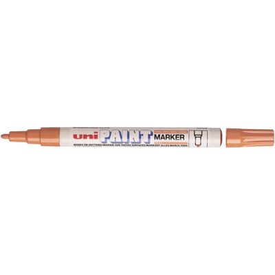 Uni-ball Permanent Marker PX21 - Orange - 6 Stück Uni-ball Permanent Marker PX21 - Orange - 6 Stück