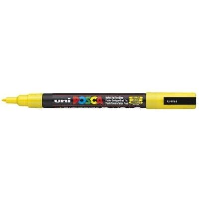 Uni Posca Marker Yellow - Marking Pen for Art & Craft Uni Posca Marker Yellow - Marking Pen for Art & Craft