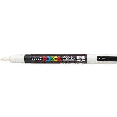 Marker Uni Posca Bianco - Punta Fine - A Base Acqua - 0.9-1.3mm Marker Uni Posca Bianco - Punta Fine - A Base Acqua - 0.9-1.3mm