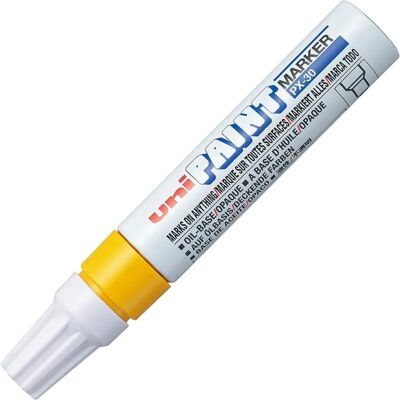 Uni-Ball Uni Paint Px-30 Gelb Lackmarker - 4-8,5 mm Uni-Ball Uni Paint Px-30 Gelb Lackmarker - 4-8,5 mm