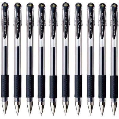 Uni-Ball Signo Dx Um-151 Gel Ink Pen - 0.38 Mm - 10 Pcs - Black - Uni Mitsubishi Pencil Uni-Ball Signo Dx Um-151 Gel Ink Pen - 0.38 Mm - 10 Pcs - Black - Uni Mitsubishi Pencil