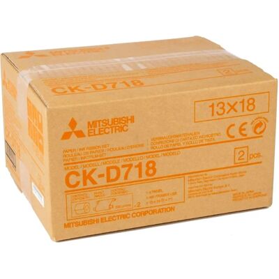 Mitsubishi Electric CK-D 718 - Papier Photo 13x18 cm - 460 Impressions - Publicité Mitsubishi Electric CK-D 718 - Papier Photo 13x18 cm - 460 Impressions - Publicité