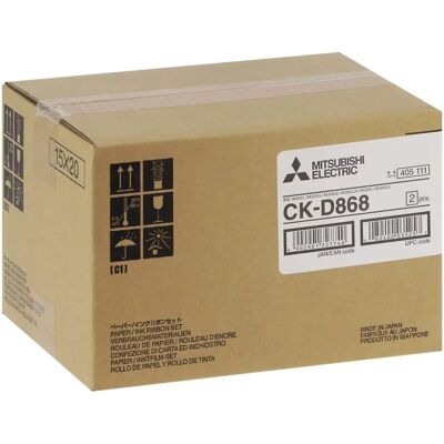 Θερμικό αναλώσιμο Mitsubishi CK-D868 - 860 εκτυπώσεις 10x15cm Θερμικό αναλώσιμο Mitsubishi CK-D868 - 860 εκτυπώσεις 10x15cm