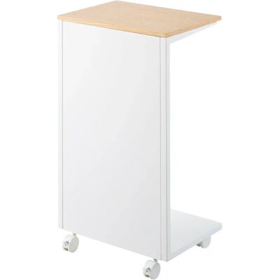 Yamazaki 1415 Storage Cabinet - Hidden Storage, Movable, Wooden Shelf Yamazaki 1415 Storage Cabinet - Hidden Storage, Movable, Wooden Shelf