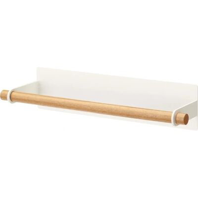 Yamazaki Magnetic Paper Towel Holder - White - Kitchen Roll Dispenser Yamazaki Magnetic Paper Towel Holder - White - Kitchen Roll Dispenser