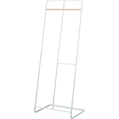 Yamazaki Weißer Stahl- und Holzkleiderständer - H163 cm - Kleiderständer Yamazaki Weißer Stahl- und Holzkleiderständer - H163 cm - Kleiderständer