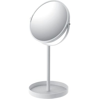 Yamazaki 2819 Make-up Spiegel - Weiß - Moderner Runder Stil Yamazaki 2819 Make-up Spiegel - Weiß - Moderner Runder Stil