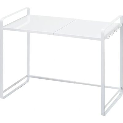 Organisateur de comptoir extensible Yamazaki - Tour - Blanc Organisateur de comptoir extensible Yamazaki - Tour - Blanc