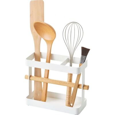 Yamazaki Tosca - Kitchen Utensil Holder - White Yamazaki Tosca - Kitchen Utensil Holder - White