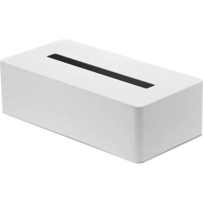 Yamazaki Tower Tissue Box - Weiß - Taschentuchbox Yamazaki Tower Tissue Box - Weiß - Taschentuchbox