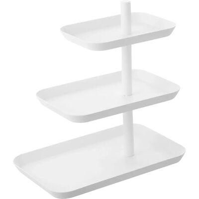 Yamazaki 4280 Rectangular - 3-tier Stainless Steel Serving Stand Yamazaki 4280 Rectangular - 3-tier Stainless Steel Serving Stand
