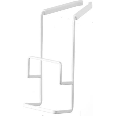 Yamazaki Home Europe Weiß Stahl Doppel Schwammhalter - Waschbecken Zubehör Yamazaki Home Europe Weiß Stahl Doppel Schwammhalter - Waschbecken Zubehör