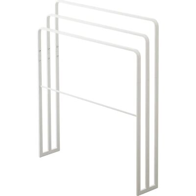 Support à Serviettes Debout Blanc Yamazaki - Rangement Moderne Sdb Support à Serviettes Debout Blanc Yamazaki - Rangement Moderne Sdb