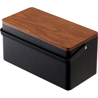 Yamazaki Storage Box - Sewing Supplies - Rectangular ABS, Cotton, Polyester, Steel, Wood Yamazaki Storage Box - Sewing Supplies - Rectangular ABS, Cotton, Polyester, Steel, Wood