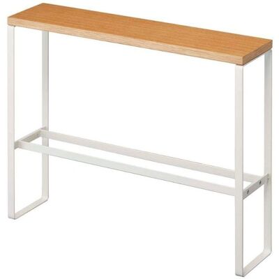 Yamazaki White Wooden Shoe Rack Tower - Modern Entry Organizer Yamazaki White Wooden Shoe Rack Tower - Modern Entry Organizer