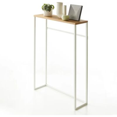 Yamazaki Consolle d'Ingresso - Acciaio e Legno, Design Moderno Yamazaki Consolle d'Ingresso - Acciaio e Legno, Design Moderno