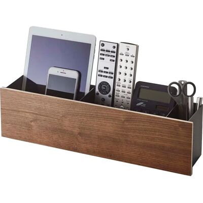 Yamazaki Schwarze Stahl- und Holz-Organizer - Heimaufbewahrung Yamazaki Schwarze Stahl- und Holz-Organizer - Heimaufbewahrung