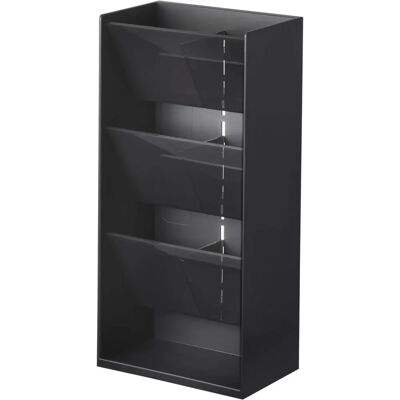 Yamazaki 5604 Kosmetik-Aufbewahrungskoffer - Schwarz - 3D-Turm Yamazaki 5604 Kosmetik-Aufbewahrungskoffer - Schwarz - 3D-Turm