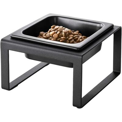 Yamazaki Home Europe Ciotola per cibo animale con supporto - Nero Yamazaki Home Europe Ciotola per cibo animale con supporto - Nero