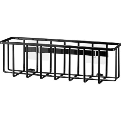 Yamazaki Home Europa Klebepad für Badezimmer - Schwarz Yamazaki Home Europa Klebepad für Badezimmer - Schwarz