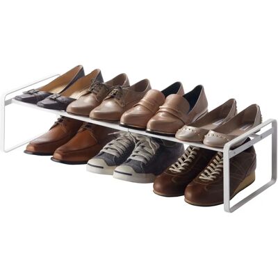Yamazaki Estantería extensible para zapatos - Estante de zapatos Yamazaki Estantería extensible para zapatos - Estante de zapatos