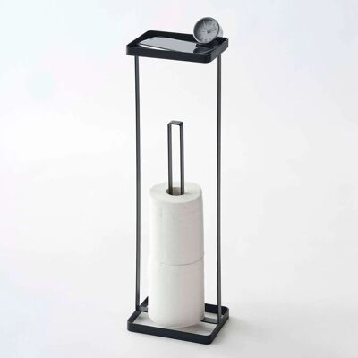 Yamazaki 7740 Toiletpapierrolhouder met telefoonhouder - Toiletpapierrolhouder Yamazaki 7740 Toiletpapierrolhouder met telefoonhouder - Toiletpapierrolhouder