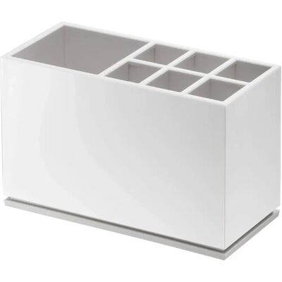 Yamazaki White Toothbrush and Toothpaste Holder - Toothbrush and toothpaste holder Yamazaki White Toothbrush and Toothpaste Holder - Toothbrush and toothpaste holder