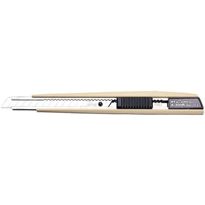 Couteau utilitaire NT Cutter A-300RP Ivoire Verrouillage Automatique - Coupe Précise - Publicité Couteau utilitaire NT Cutter A-300RP Ivoire Verrouillage Automatique - Coupe Précise - Publicité