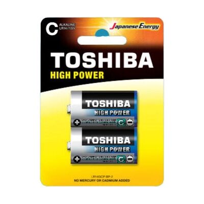 Toshiba LR14GCP BP-2 - Batería Alcalina Alta Potencia Toshiba LR14GCP BP-2 - Batería Alcalina Alta Potencia