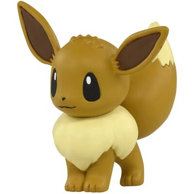 Figurine Eevee Takara Tomy - 5cm - Collection Monster - Pokémon - Publicité Figurine Eevee Takara Tomy - 5cm - Collection Monster - Pokémon - Publicité