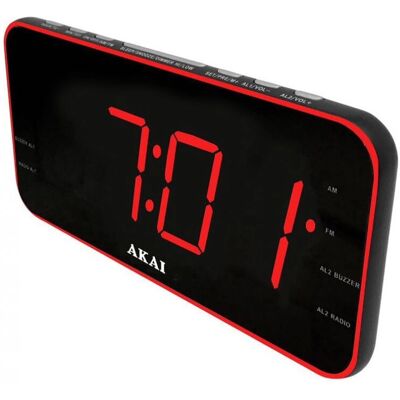 Radiobudík Akai ACR-3899 - Dvojitý Budík, USB, LED Radiobudík Akai ACR-3899 - Dvojitý Budík, USB, LED