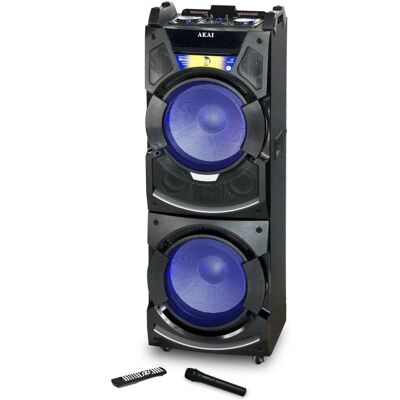 Přenosný Bluetooth reproduktor Akai DJ-S5H - Party reproduktor Přenosný Bluetooth reproduktor Akai DJ-S5H - Party reproduktor