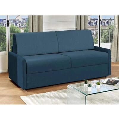 Canapé-Lit Calife Bleu Foncé 3 Places - Convertible sofa - Publicité Canapé-Lit Calife Bleu Foncé 3 Places - Convertible sofa - Publicité
