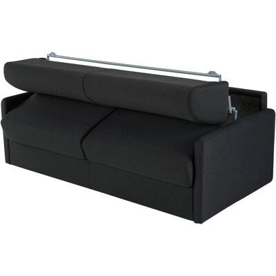 Canapé Convertible Unique - 3 Places, Gris Clair, Matelas 140cm - Style & Confort - Publicité Canapé Convertible Unique - 3 Places, Gris Clair, Matelas 140cm - Style & Confort - Publicité